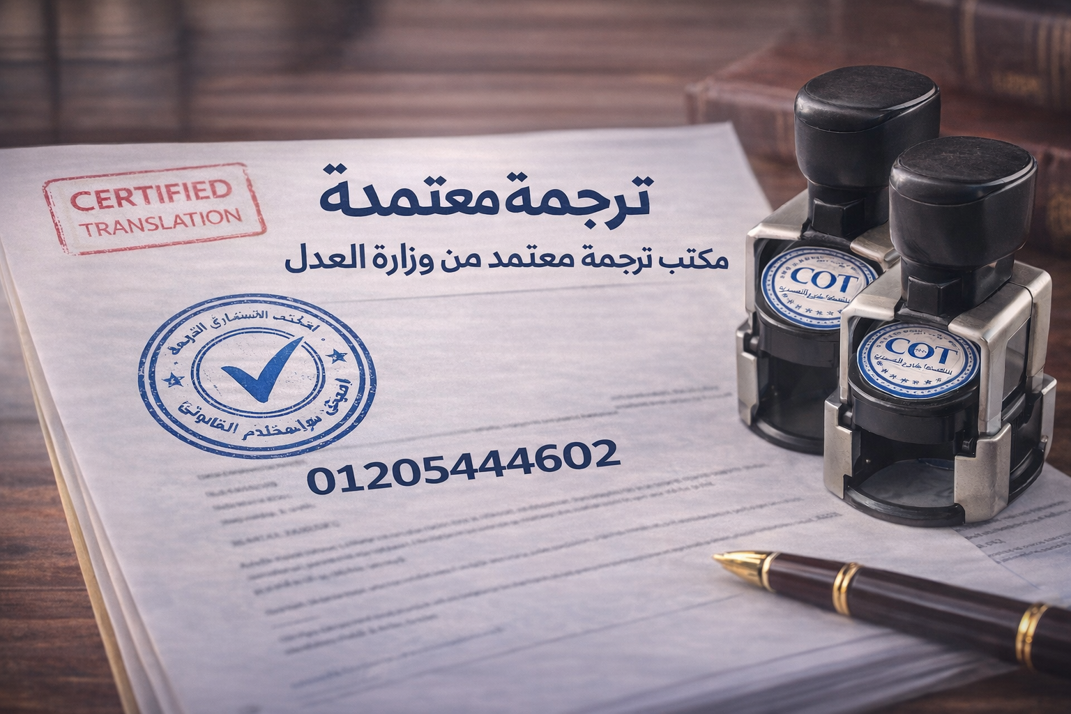 مكتب ترجمة وزارة العدل المصرية | خدمات الترجمة الموثقة والمعتمدة رسميًا