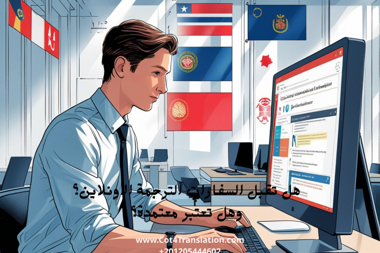 هل تقبل السفارات الترجمة الأونلاين؟ وهل تعتبر معتمدة؟